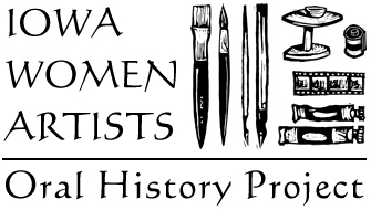 iowa women artists oral history project home home